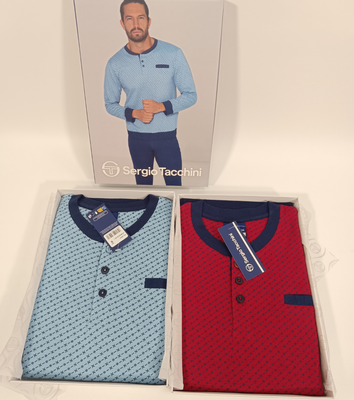 PIGIAMA UOMO M/L PGI35 A22/B22 Tellini S.r.l. Ingrosso Abbigliamento